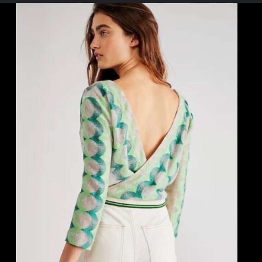 Anna Sui Wave Rider Knit Wrap - Picture 3 of 10